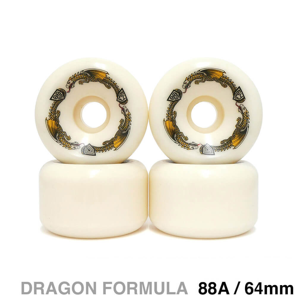POWELL PERALTA WHEEL パウエルペラルタ ウィール DRAGON FORMULA(DF)88A BOM DRAGONS 64mm x 40mm スケートボード スケボー