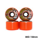 SPITFIRE WHEEL スピットファイヤー ソフトウィール(クルーザー) 80HD CONICAL FULL FADE オレンジ 58mm スケートボード...