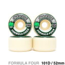 SPITFIRE WHEEL スピットファイヤー ウィール FORMULA FOUR (F4) CONICAL 101D GREEN PRINT 52mm スケ...