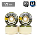 SPITFIRE WHEEL スピットファイヤー ウィール FORMULA FOUR (F4) CONICAL 99D YELLOW PRINT 53mm スケートボード スケボー