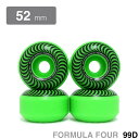 SPITFIRE WHEEL スピットファイヤー ウィール FORMULA FOUR (F4) CLASSIC 99D NEON GREEN 緑 52mm スケ...