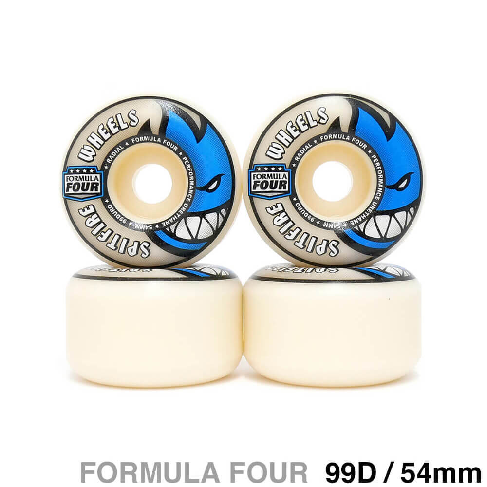 SPITFIRE WHEEL スピットファイヤー ウィール FORMULA FOUR（F4）99D RADIALS 54mm スケートボード スケボー