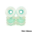 SHARK WHEEL シャークウィール ソフトウィール(クルーザー) CALIFORNIA ROLL(78A)CLEAR MINT HUB 60mm スケート...