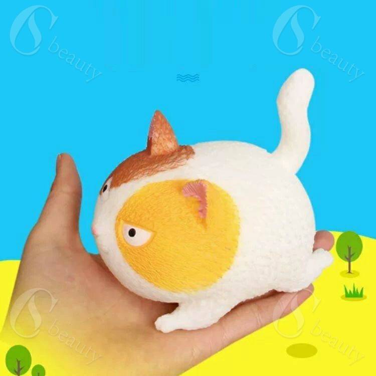 4個セット スクイーズ ねこ ぬいぐるみ おもちゃ 動物 かわいい ストラップ 握る ストレス解消 もちもち グッズ ネコ グッズ 猫 雑貨 小物 プチギフト 誕生日プレゼント 子供 クリスマスプレゼント 子供 おもちゃ 3歳 4歳 5歳 送料無料 csbeauty-10014023 CSビューティ 楽天市場支店 サンプル画像3