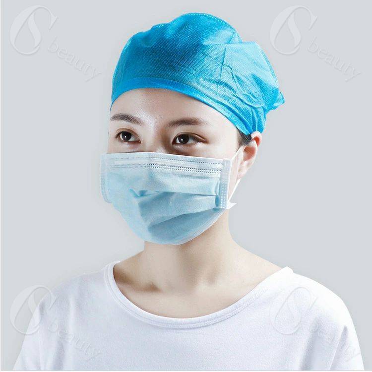 【送料無料】【20枚入り】衛生キャップ　手術帽　防護帽　帽子　キャップ　手術用　ナース　作業帽子　..