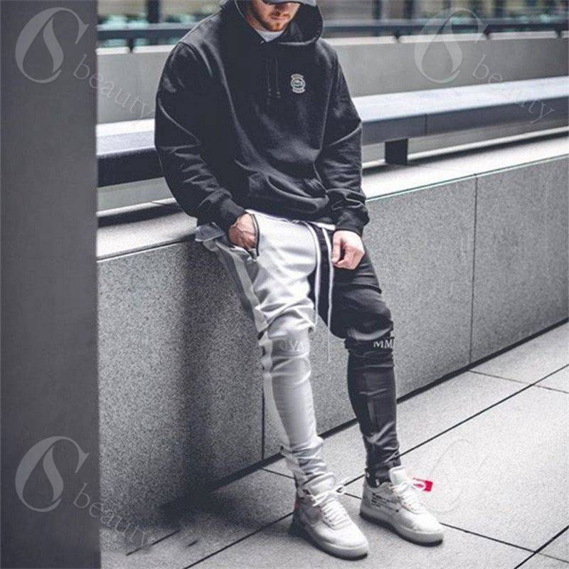 ジョガーパンツ メンズ ジャージトラックパンツ ズボン ゆったり スウェットパンツ スウェット スキニー スリム ジョガースウェットパンツ ラインパンツ 服 メンズファッション