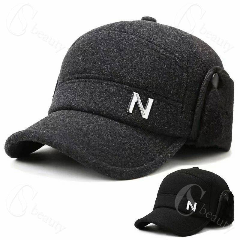 キャップ 帽子 防寒帽子 作業帽子 ミリタリーキャップ ワックキャップ 暖かい メンズ 大きいサイズ