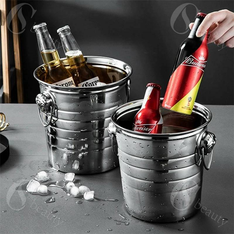 送料無料 アイスペール アイスバケット 3L 5L 7L ステンレス 氷バケツ ウイスキー ワイン 酒 ビールな..