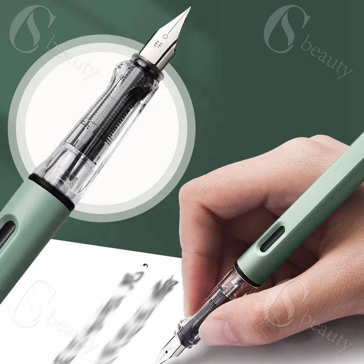 万年筆 3本入り F/細字 0.5mm EF/極細字 0.38mm 文房具 インクコンバーター 仕事用 ビジネス サインペン カリグラフィー用 ギフト プレゼント 贈り物 女子学生 かわいい 学習用具 csbeauty-10014539 CSビューティ 楽天市場支店 サンプル画像2