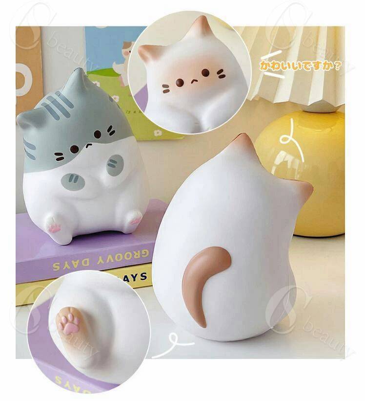 スクイーズ ストレス解消グッズ かわいい 猫 動物 握る柔らかい感覚のおもちゃ 低反発 柔らかい 猫のおもちゃ クリエイティブなピンチ動物おもちゃ ネコおもちゃ ソフト感覚玩具 萌え 可愛い 装飾品 お祭り 誕生日プレゼント 贈り物 送料無料 csbeauty-10014798 CSビューティ 楽天市場支店 サンプル画像3