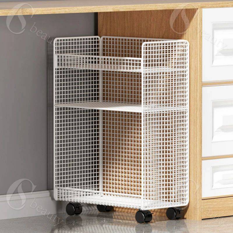 キャスター付き教科書収納ラック ファイルラック 本棚 大容量収納ラック 組み立て簡単 多目的収納ラッ..