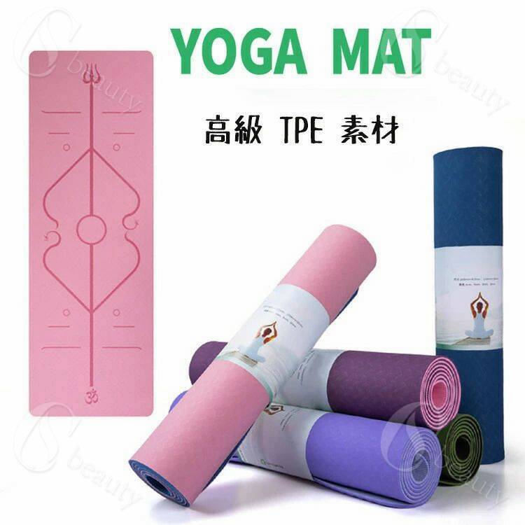 ヨガマット 6mm トレーニングマット ストレッチマット ダイエット 器具 マット ヨガ ストレッチ エクサ..