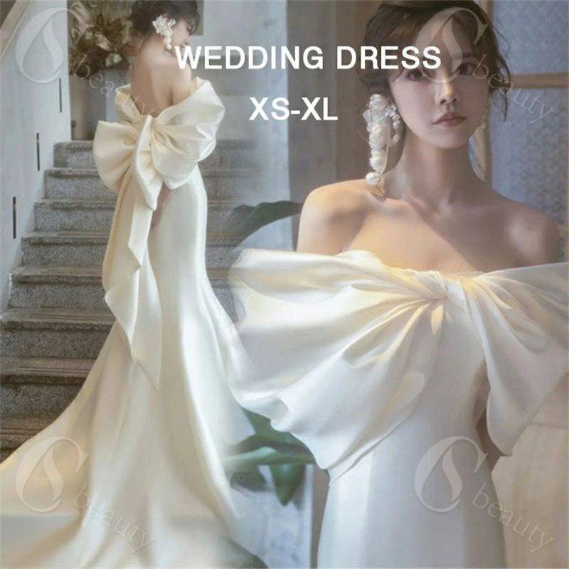 Rakuten - 新作 ウエディングドレス レディース オフショルダー ワンピース マーメイドライン 結婚式 花嫁 二次会 レース リボン ドレス 少女 女性 腰縛り かわいい メッシュ フォーマル パーティー ロングワンピース 大人 演奏会 発表会 大きいサイズ XS-XL