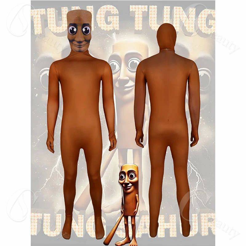 トゥントゥントゥンサフール イタリアンブレイン ロット ハロウィン 衣装 全身タイツ 子供 男の子 女の..