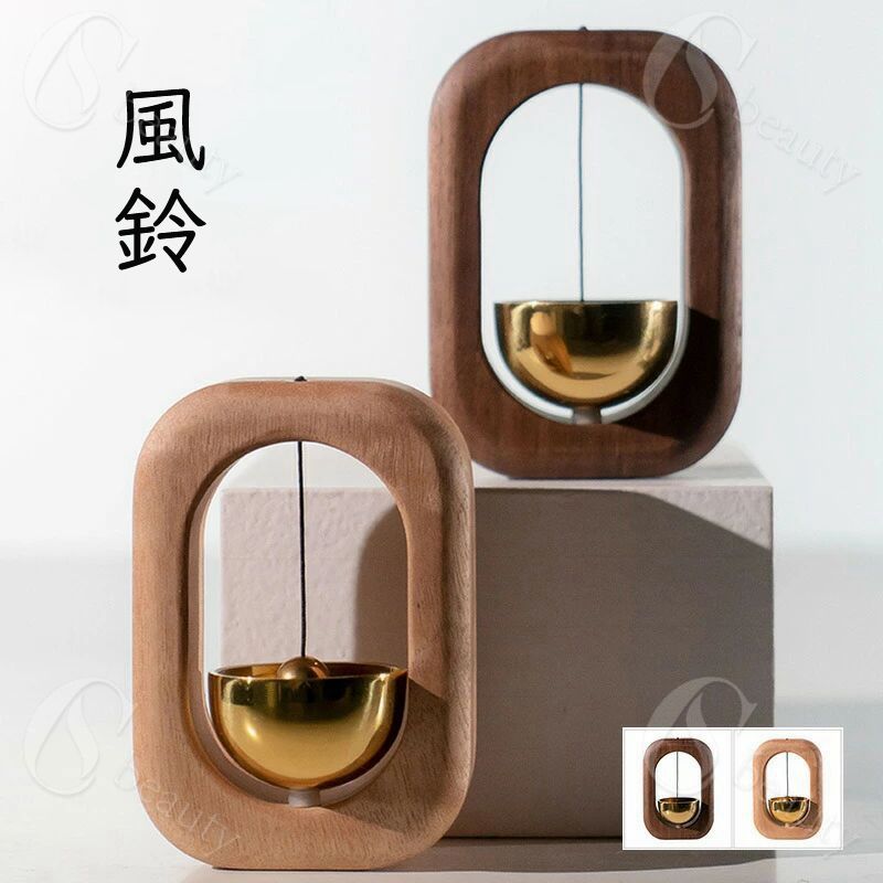 風鈴 玄関チャイム 飾り物 木製 マグネット式 おしゃれ 優しい音 ドアチャイム 和風 インテリア 呼び鈴 プレゼント 贈り物 飾り物 送料無料