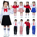 卒業式 セットアップ 学生 制服 女の子 男の子 JK 幼稚園 中学生 小学生 韓国 チェック柄 5色 キッズ ダンス衣装 ダンス衣装 長袖 無地 シャツ スカート パンツ JK 写真撮影 演出会 学園制服 学園 合唱団 発表会 卒園式 卒業式