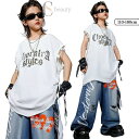 キッズ ダンス衣装 デニム ダンス衣装 キッズ セットアップ 男の子 白トップス デニムパンツ 子供服 ステージ衣装 韓国 k-pop 衣装 ファッション かっこいい 演出服 練習着 キッズ jazz 発表会 派手 110-180 ホワイト