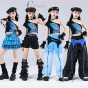 キッズダンス衣装 蝶柄 チアダンス チェック柄 セットアップ キッズダンス 子供服 青 黒 おしゃれ 応援団 ファッション 練習着 ダンス衣装 ダンスウェア キ...