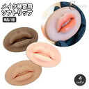 送料無料 メイク練習用ソフトリップ 単品 1個 タトゥー練習 唇 くちびる 模型 マネキン メイクアップ リップアートメイク 立体 口を開けて 口紅 メイクアップアーチスト トレーニング用