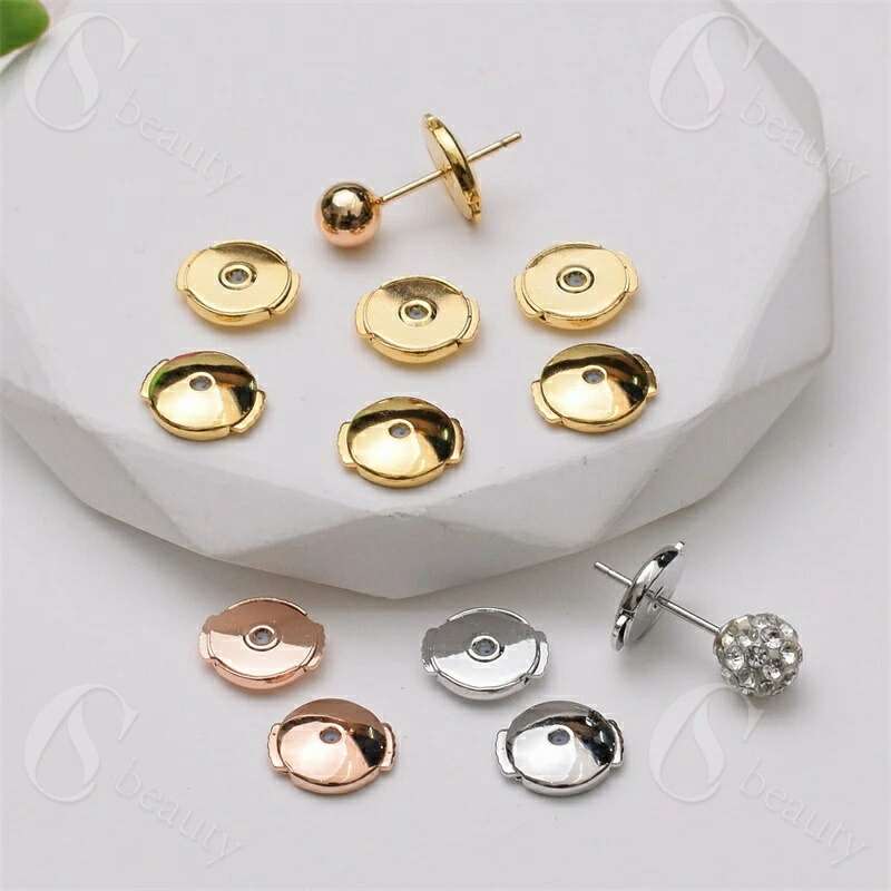 【送料無料】ピアス 落ちない キャッチ サージカルステンレス 5個セット 2ペア+予備1個 両耳用 取れな..