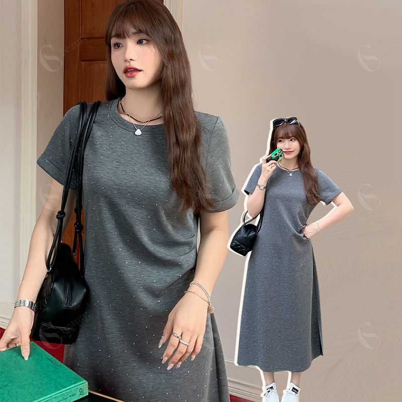 ワンピース レディース 大きいサイズ ぽっちゃり フラワーコットンワンピース 花柄 総柄 Uネック 半袖ワンピ ロングワンピ Aライン シンプル マタニティウェア ゆったり 体型カバー きれいめ 大人 夏新作 夏服 春服 秋服 人気 細見せ 着やせ 20代 30代 40代