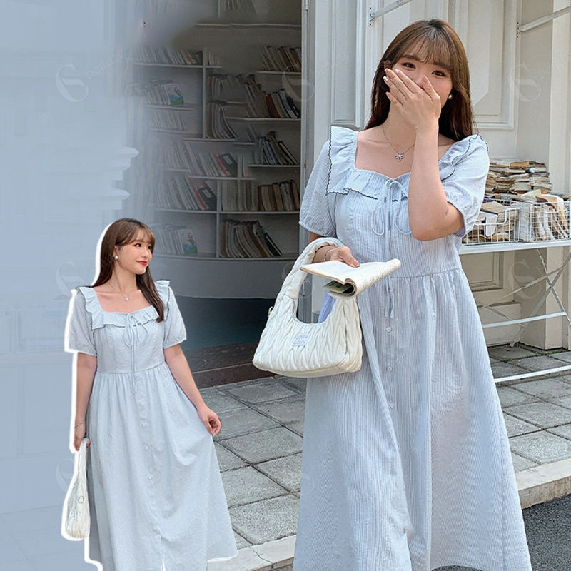 ワンピース レディース 大きいサイズ ぽっちゃり フラワーコットンワンピース 花柄 総柄 Uネック 半袖ワンピ ロングワンピ Aライン シンプル マタニティウェア ゆったり 体型カバー きれいめ 大人 夏新作 夏服 春服 秋服 人気 細見せ 着やせ 20代 30代 40代
