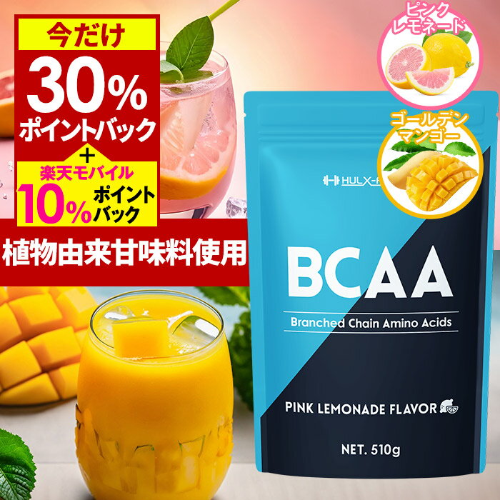 【30％ポイント還元＆エントリーで最大+10％P還元★2/10 9:59迄】★2,000円クーポン配布中★BCAA パウダー 必須アミノ酸 【βアラニン ベタイン マルトデキストリン 配合 500g】ハルクファクター BCAA サプリメント 人工甘味料不使用 サプリ 男性 女性 トレーニング 粉末