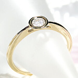 k18YG ハートアンドキューピッド ダイヤモンド リング【0.18ct】鑑別カード・専用スコープ付/【送料無料】【代引手数料無料】【品質保証書】ダイヤ リング 指輪 レディース ジュエリー ゴールド イエローゴールド H&C K18 一粒のサムネイル