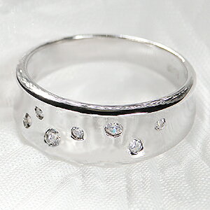 pt900【0.1ct】逆甲丸ドットリング【送料無料】【代引手数料無料】【刻印無料】【品質保証書付】 ダイヤ ダイア プラチナ リング ドッツ 指輪 レディース...