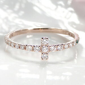 K18PG ダイヤモンド リング【0.30ct】 /【送料無料】【代引手数料無料】【刻印無料】【品質保証書付】華奢 シンプル 人気 おしゃれ エタニティ Tモチ...