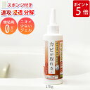 カビ取り【織布スポンジ付 送料無料】 カビが取れるジェル170g カビ取りジェル カビ取り剤 強力 プロ仕様 お風呂 天井 パッキン 風呂ふた 壁 浴室 かび取り カビ かびとり ハイター ぬめり まな板 漂白 クロス 黒カビ 排水溝 トイレ 不