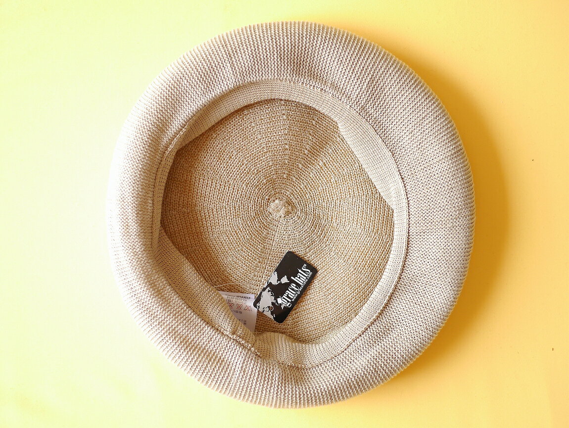 grace hats �ʥ��졼���ϥåȡˡ��������ζ������ϼ������ʤ�����줺���ä���Ʃ�����Ԥߥ٥졼���ۡ��˽����ѡ�UNISEX knit beret 2color����˥��å�����Ʃ�����Ԥߥ٥졼��2���顼 ��SPRING BERET:PW006N��