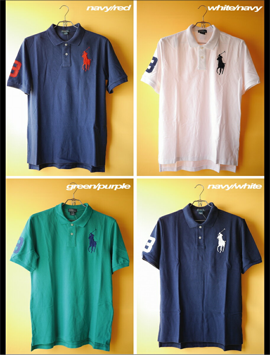 ポロ ラルフローレン （POLO RALPH LAUREN）【数量限定!!人気のBIG PONY.大人もジャストで着れる◎.POLO BOYS XL（18-20）】UNISEX BIG PONY one point boys polo shirts 4color★ビッグポニーワンポイントボーイズポロシャツ　4カラー