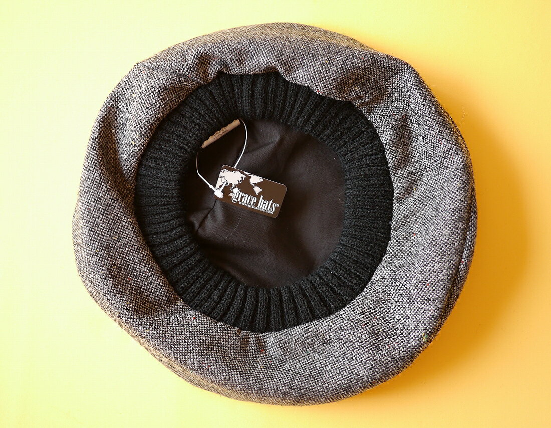 grace hats �ʥ��졼���ϥåȡˡڤɤ�ʥ����Ǥˤ��碌�䤹�����쥤��٥졼���ۡ��˽����ѡ�UNISEX wool mixed beret 2color����˥��å��� �����뺮�٥졼��2���顼����BEANS BERET:NW041Z��