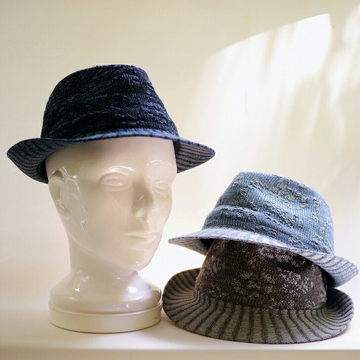 Rakuten - grace hats （グレースハット）【通気性抜群◎上品なサマーニットハット☆】【男女兼用】UNISEX knit fedora hat★ユニセックス　透かし編みフェドラハット　【ORIENTAL HAT:DSH028U】