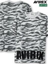 【AVIREX】“BIG LOGO”GRAY CAMO DAILY T-SHIRT〔LIMITED〕 ｜ ティーシャツ 半袖 通販 春 春服 夏 夏服 メンズ グレー 迷彩 カモ M L XL LL 2L XXL 3L 大きめ ゆったり 人気 おすすめ おしゃれ かっこいい ブランド