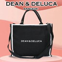 【海外限定】ディーンアンドデルーカ SQ スクエア ショルダー トート DEAN & DELUCA BANGKOK 限定 バンコク 新作 バッグ ファスナー ブラック 斜めがけ 通勤 通学 メンズ レディース A4