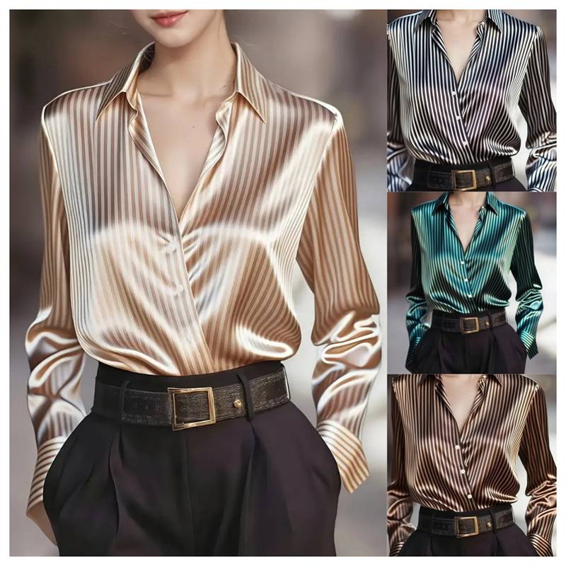 Rakuten - ブラウス レディース ビジネス シャツ 長袖 シースルー袖 フォーマル 着痩せ トレンドコーデ きれいめ 通勤 オフィス 入学式