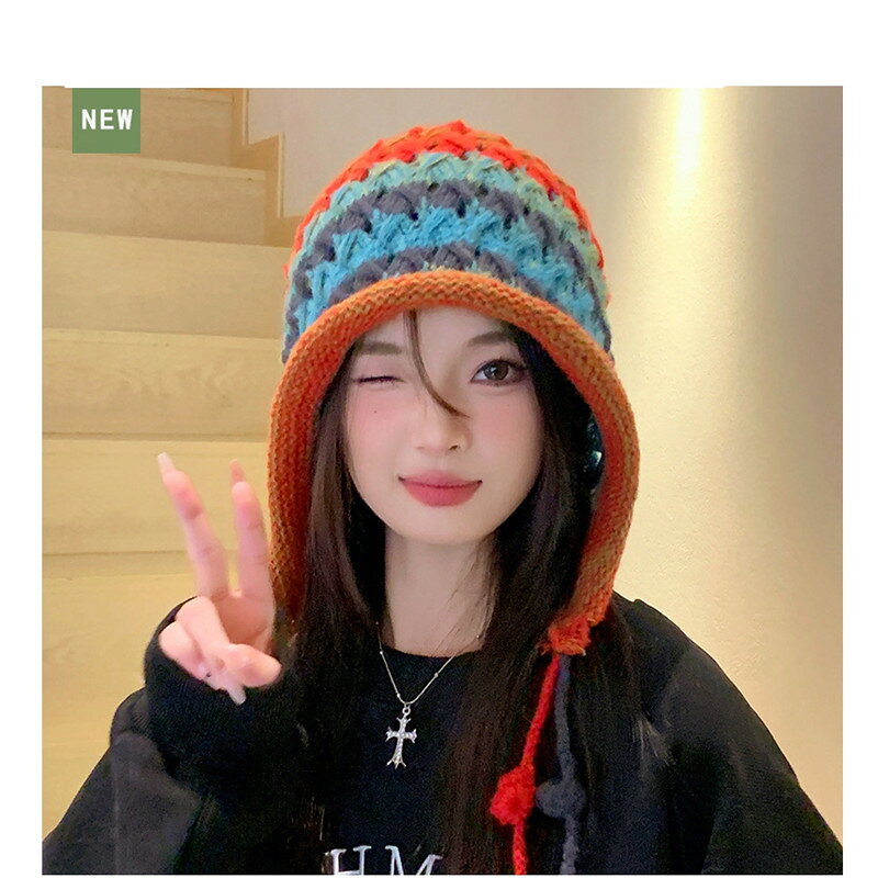 ニット帽 レディース 耳あて 耳付き ニットキャップ 防寒 小顔効果 可愛い ニット...