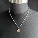 シルバー ロープチェーン コインネックレス 50センチ メンズ レディース ネックレス アクセサリー デザインチェーン 短め 短い ショート 送料無料 オリジナ...