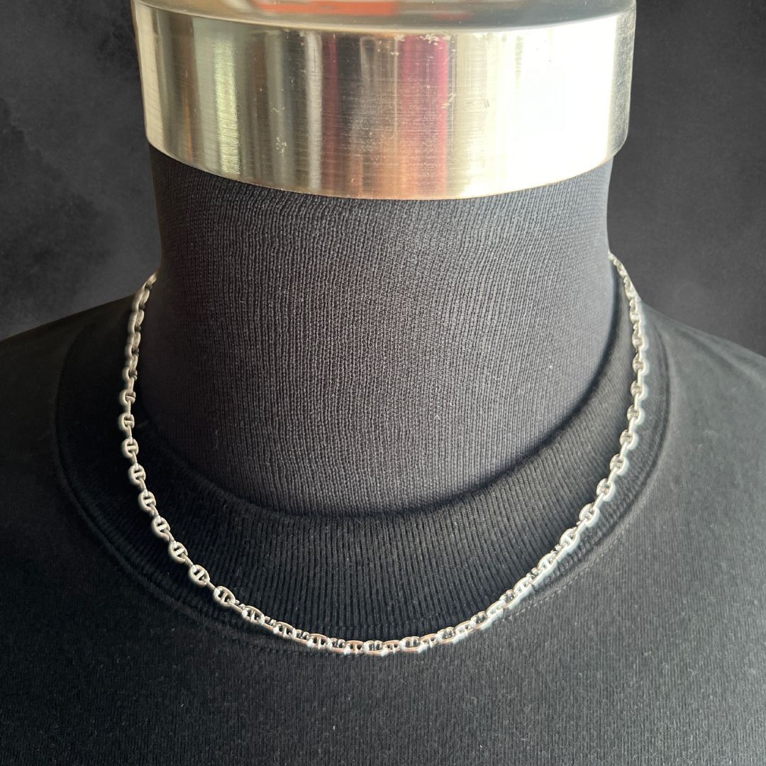 【新商品】45cm アンカーチェーンネックレス メンズ レディース ネックレス 船 鎖 トレンド 2023 ワンポイント 錆びにくい シンプル ペア プレゼント...