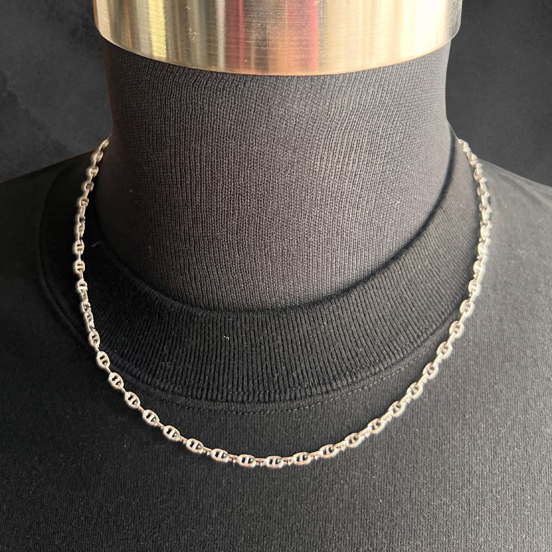 【新商品】50cm アンカーチェーンネックレス メンズ レディース ネックレス 船 鎖 トレンド 2023 ワンポイント 錆びにくい シンプル ペア プレゼント...