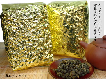 【台湾茶：ウーロン茶】たっぷり500g入り！台湾高山茶　杉林渓烏龍茶500g