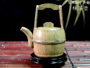 宜興紫砂茶壷 桶茶壺 箱付き