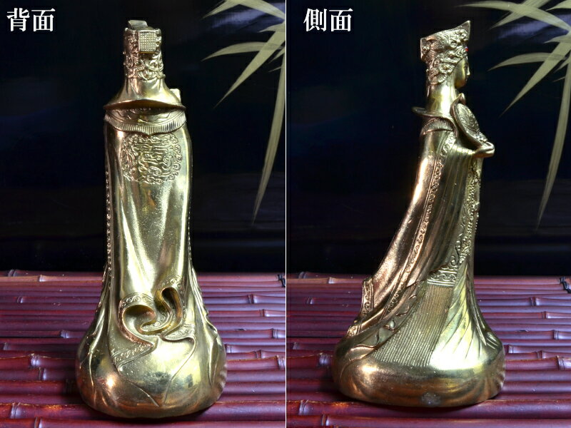 媽祖の置物 風水銅製媽祖（まそ）像