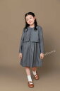 【送料無料*離島以外】入学式 スーツ 女の子 卒園式 子供服 スーツワンピース 100~160cm 2点セット(ボレロ +ワンピース )キッズ フォーマル 結婚式 七五三 発表会 綿コットン100%上品質感抜群 大人気中随時品切れ 大量注文オーダーメイド対応中 グレー