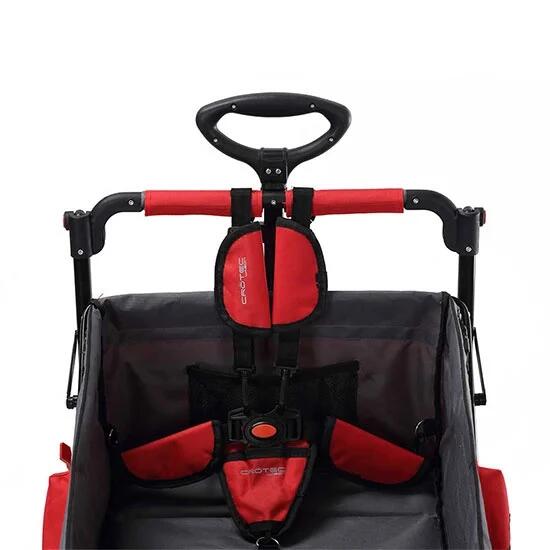 CROTEC WAGON COMPACT クロテックワゴン コンパクト専用 5点式安全ベルト シートベルト キャリーワゴン 子供 子供向け キャンプ コンパクト マット キャンプマット 赤ちゃん ベビーカー 代わり おすすめ 子供2人 大容量 付属品 オプション品 押すハンドル 2