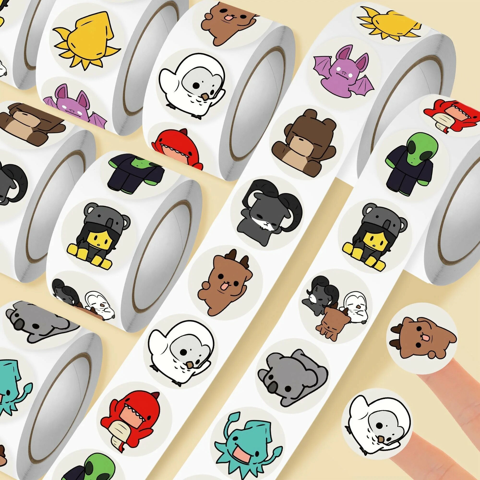 Rakuten - 送料無料 99 Nights in the Forest 森で99日間生き残る ロールシール 500枚セット