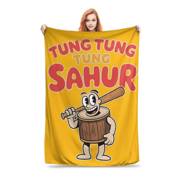 乐天商城 - イタリアンブレインロット ブランケット グッズ プレゼント 誕生日 子供 孫 クリスマス 男の子 女の子 Incredibox Sprunki 冷房対策 旅行 ギフト キャンプ アウトドア