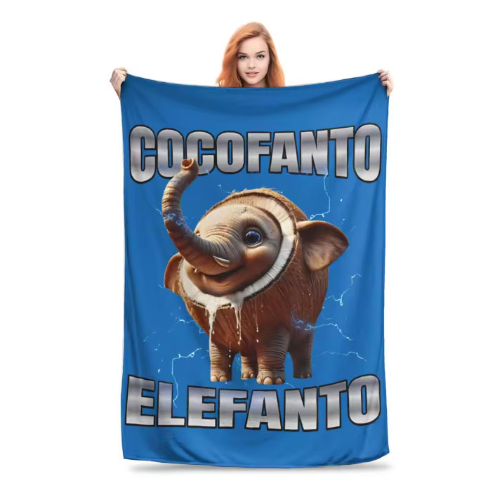 イタリアンブレインロット ブランケット グッズ プレゼント 誕生日 子供 孫 クリスマス 男の子 女の子 Incredibox Sprunki 冷房対策 旅行 ギフト キャンプ アウトドア